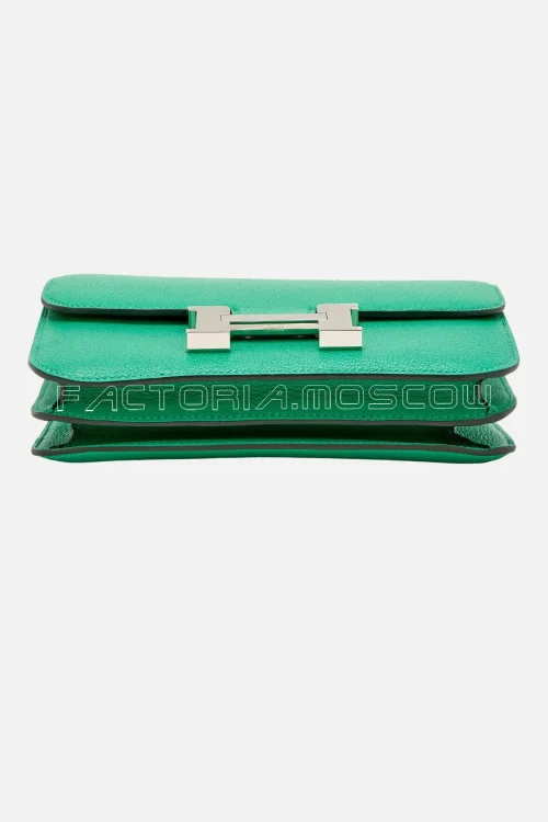 Hermès Mini Constance 18 Swift Menthe PHW