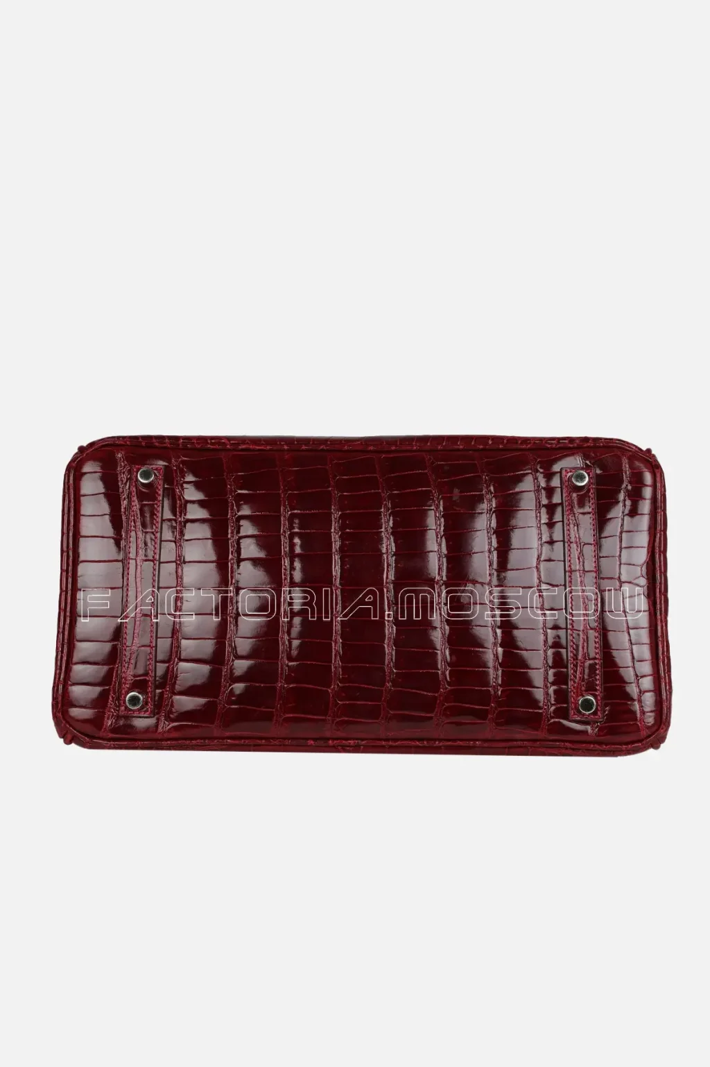 Hermès Birkin 35 Shiny Porosus Crocodile Colour Rouge H PHW