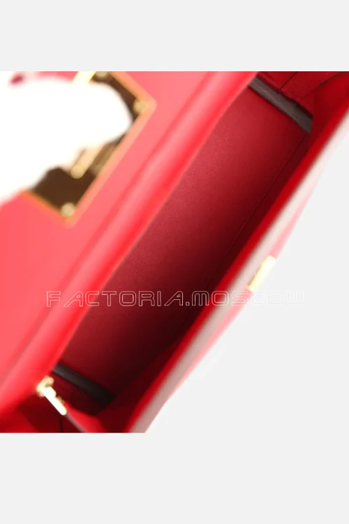 Hermes 24/24 29 Rouge Vif Taurillon Maurice And Rouge Piment Swift GHW