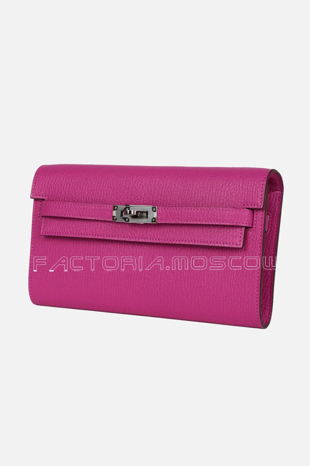 Hermès Kelly Wallet To Go Rose Pourpre Chevre Mysore PHW