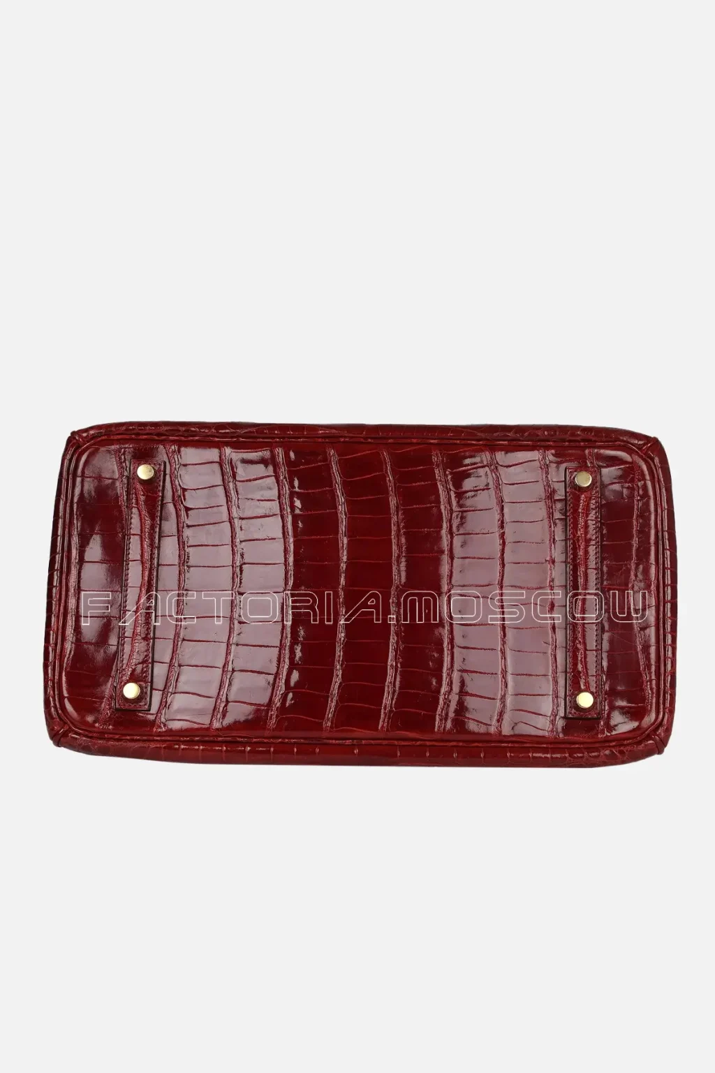 Hermès Birkin 35 Shiny Crocodile Porosus Colour Rouge H GHW