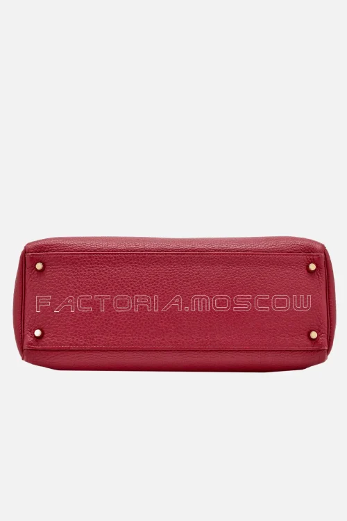 Hermès  Kelly Retourne 35 Togo Colour Rubis GHW