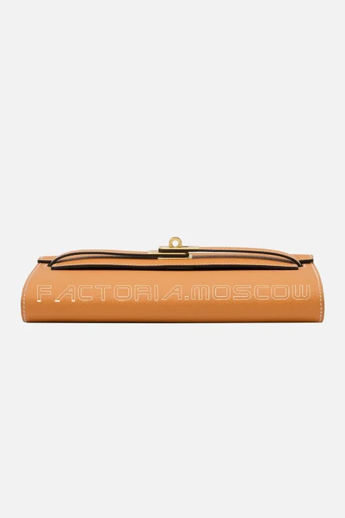 Hermès Kelly To Go Wallet Toffee Epsom GHW