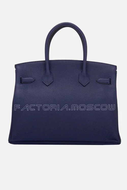 Hermes Bleu Encre Togo Birkin 30 GHW