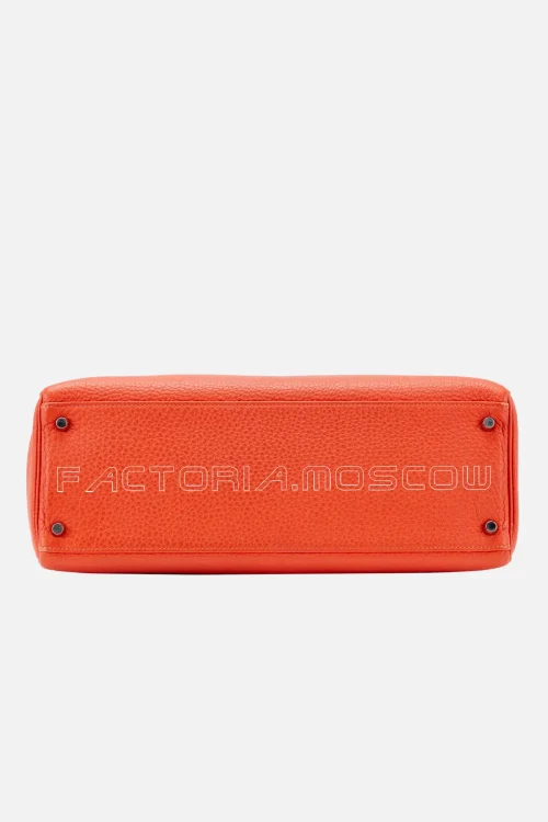 Hermès Kelly Retourne 35 Togo Colour Capucine PHW
