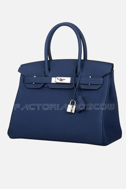 Hermes Deep Blue Togo Birkin 30 PHW