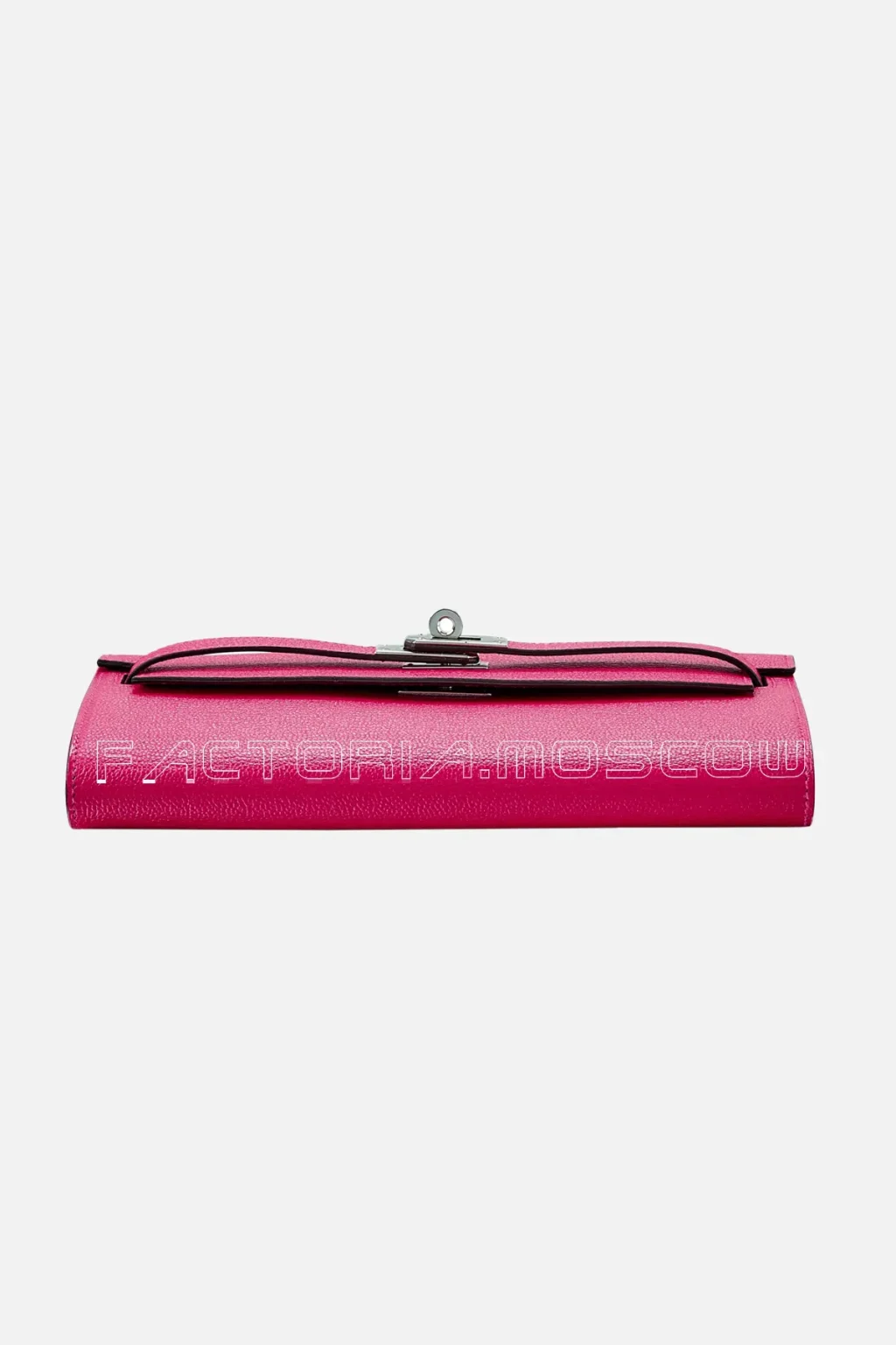 Hermès Kelly To Go Wallet Framboise Chèvre Mysore PHW