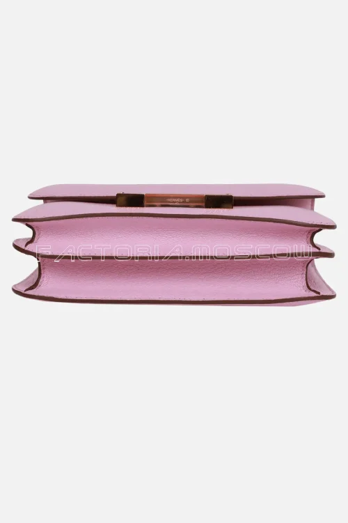 Hermès Constance 18 Mauve Sylvestre Chevre RGHW