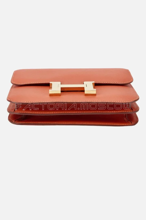 Hermès Mini Constance 18 Blush Evercolor And Rose Jaipur Permabrass Hardware