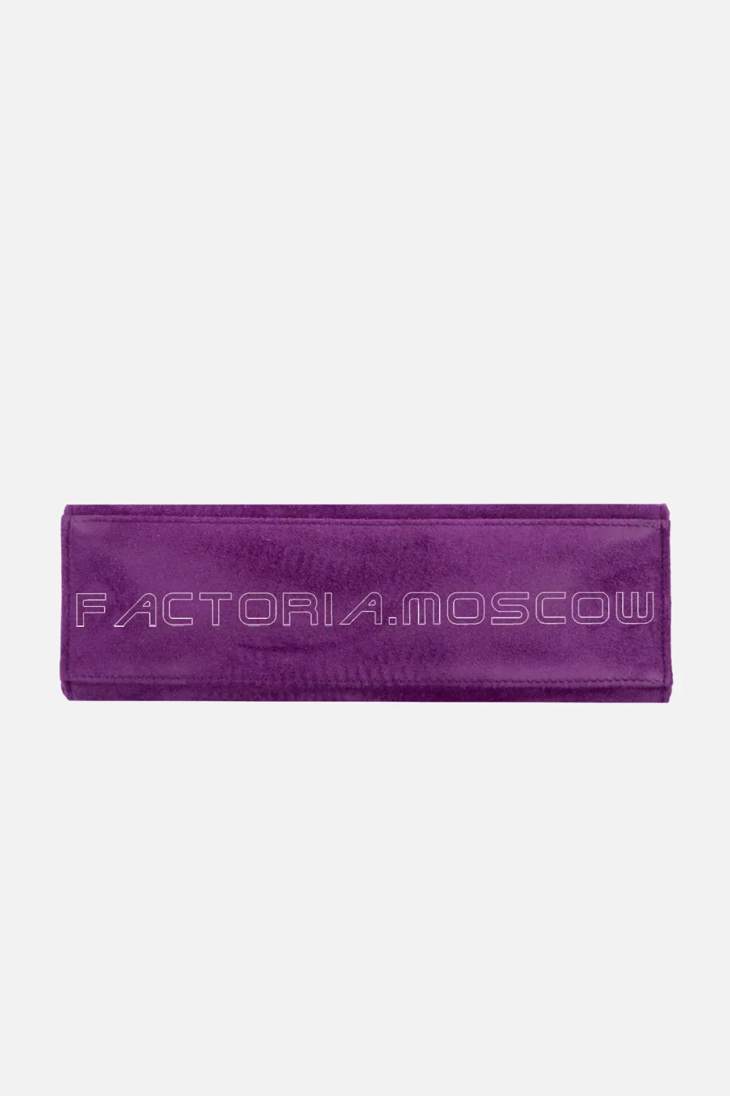 Hermes Kelly Pochette Violet Veau Doblis Suede PHW