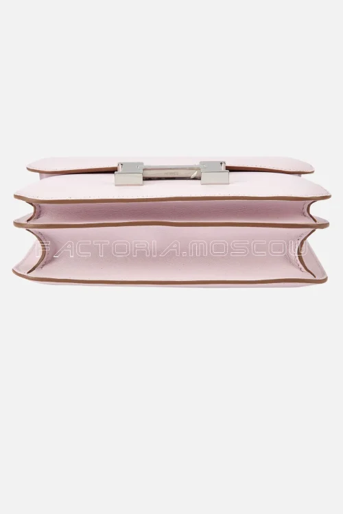 Hermès Mini Constance 18 Swift Mauve Pale PHW