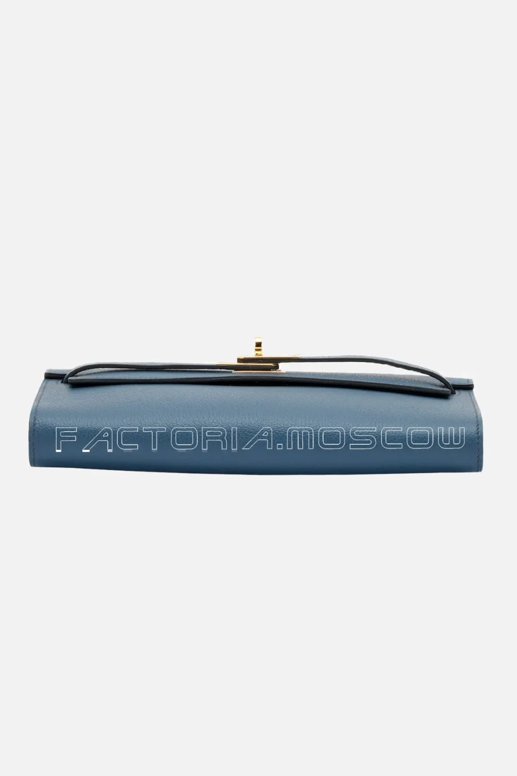 Hermès Kelly To Go Wallet Bleu De Prusse Evercolor GHW