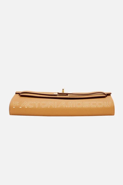 Hermès Kelly To-Go Wallet Sesame Epsom GHW