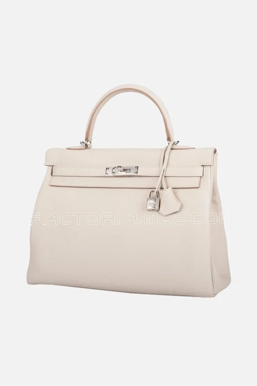 Hermes Kelly Retourne 35 Togo Colour Beton PHW