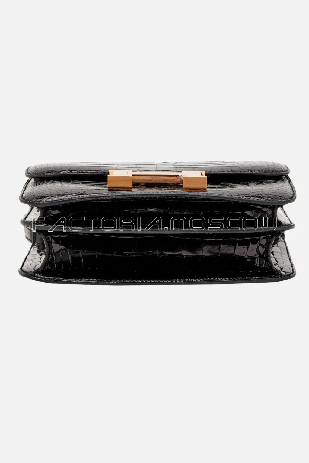 Hermès Mini Constance 18 Black Shiny Alligator RGHW