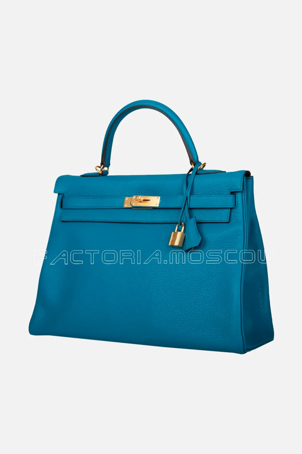 Hermès Kelly Retourne 35 Togo Colour Blue Izmir GHW