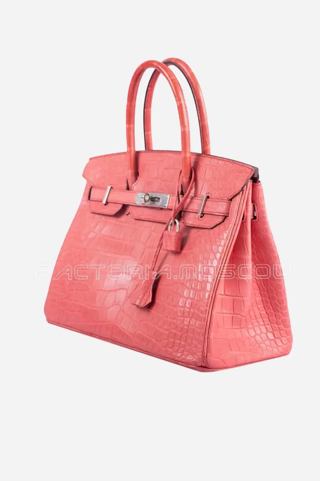 Hermes Birkin 30 Matte Bougainvillier Alligator PHW