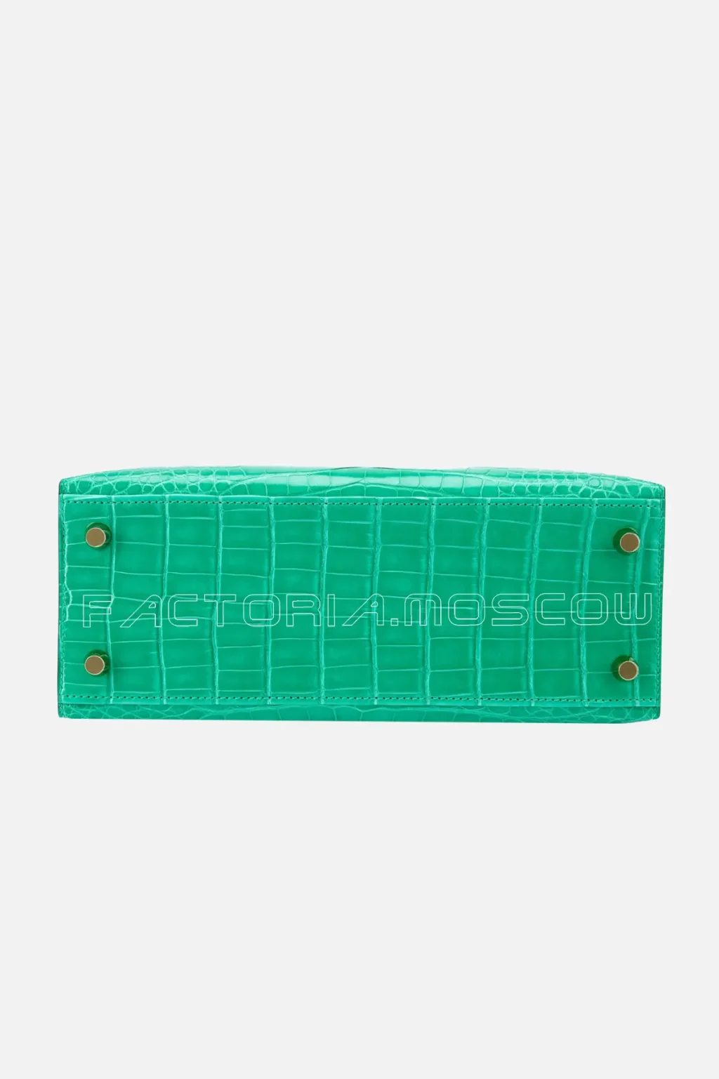 Hermès Kelly Sellier 25 Shiny Alligator Colour Vert Jide GHW