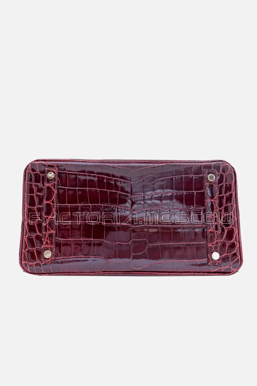 Hermes Bordeaux Shiny Crocodile Niloticus Birkin 30 GHW