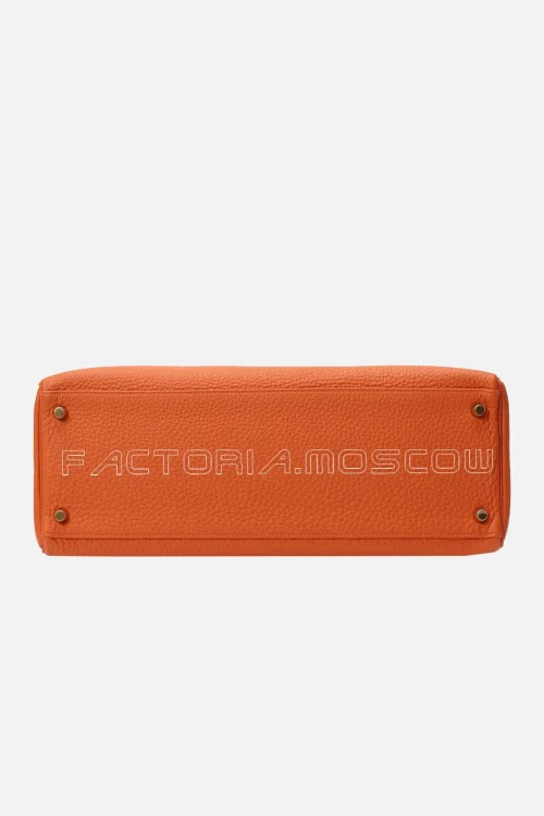Hermes Kelly Retourne 35 Togo Colour Orange GHW