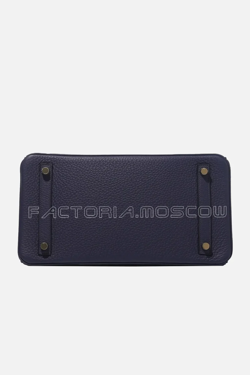 Hermes Bleu Encre Clemence Birkin 30 GHW