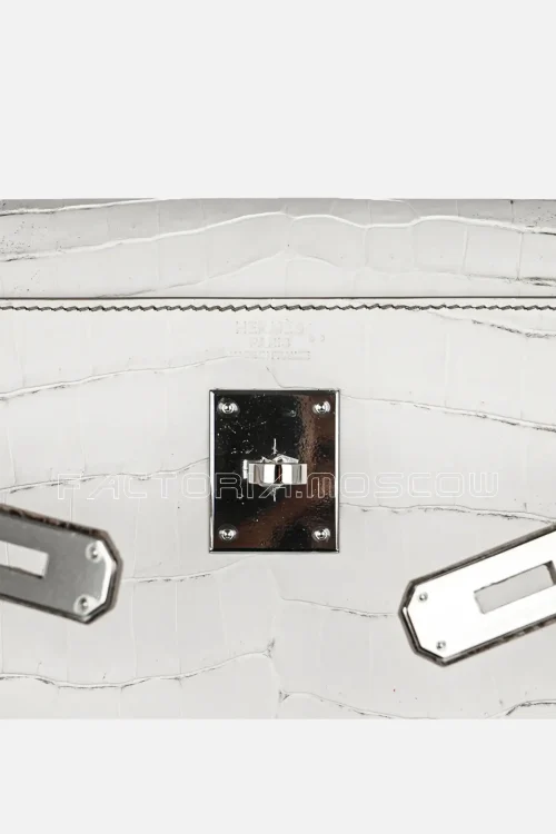 Hermes Limited Edition Kelly 35 Bag Himalaya Crocodile PHW