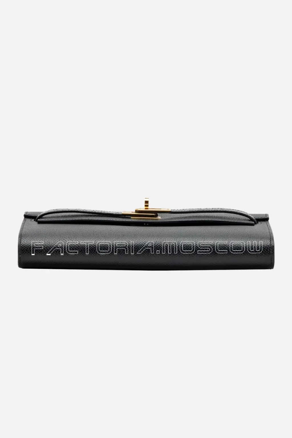 Hermès Kelly To Go Wallet Touch Black Epsom And Shiny Alligator GHW