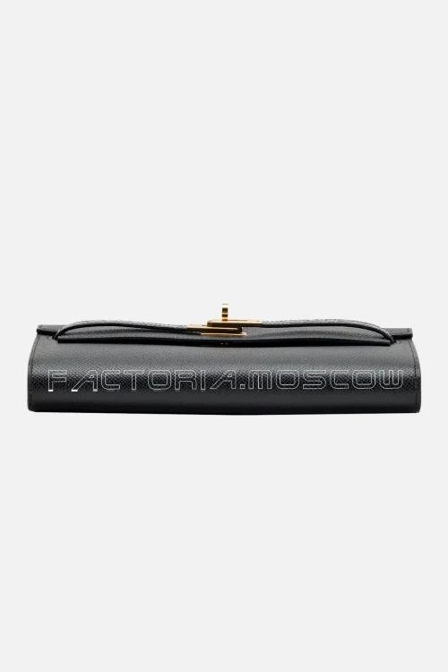 Hermès Kelly To Go Wallet Touch Black Epsom And Shiny Alligator GHW