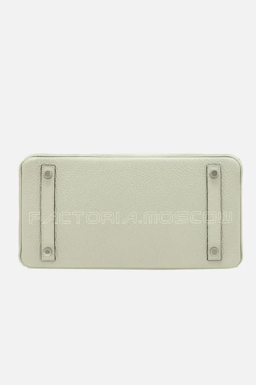 Hermes Gris Neve Togo Birkin 30 PHW