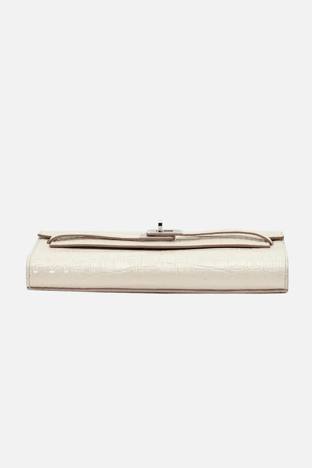 Hermès Kelly To Go Wallet Beton Matte Alligator PHW