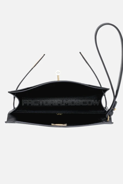 Hermès Kelly Depeches 25 Black Box Calf GHW