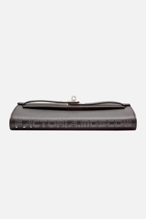 Hermès Kelly To Go Wallet Black Epsom PHW