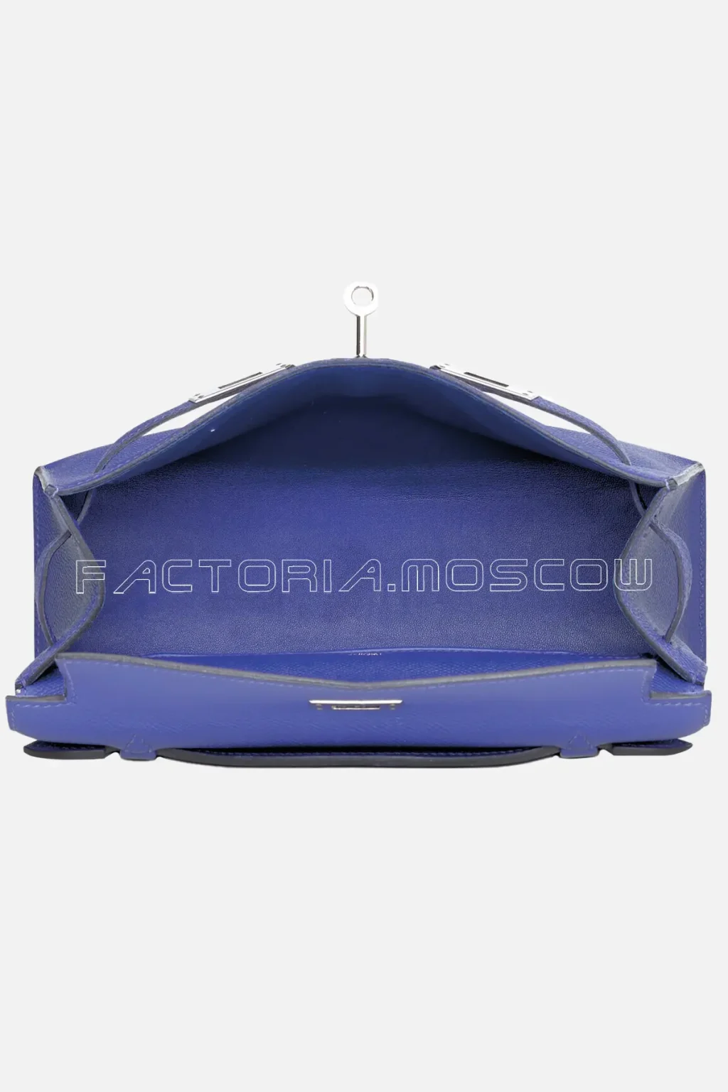 Hermes Kelly Pochette Epsom Colour Bleu Electrique PHW