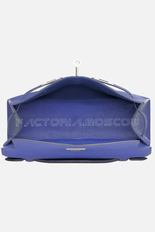 Hermes Kelly Pochette Epsom Colour Bleu Electrique PHW