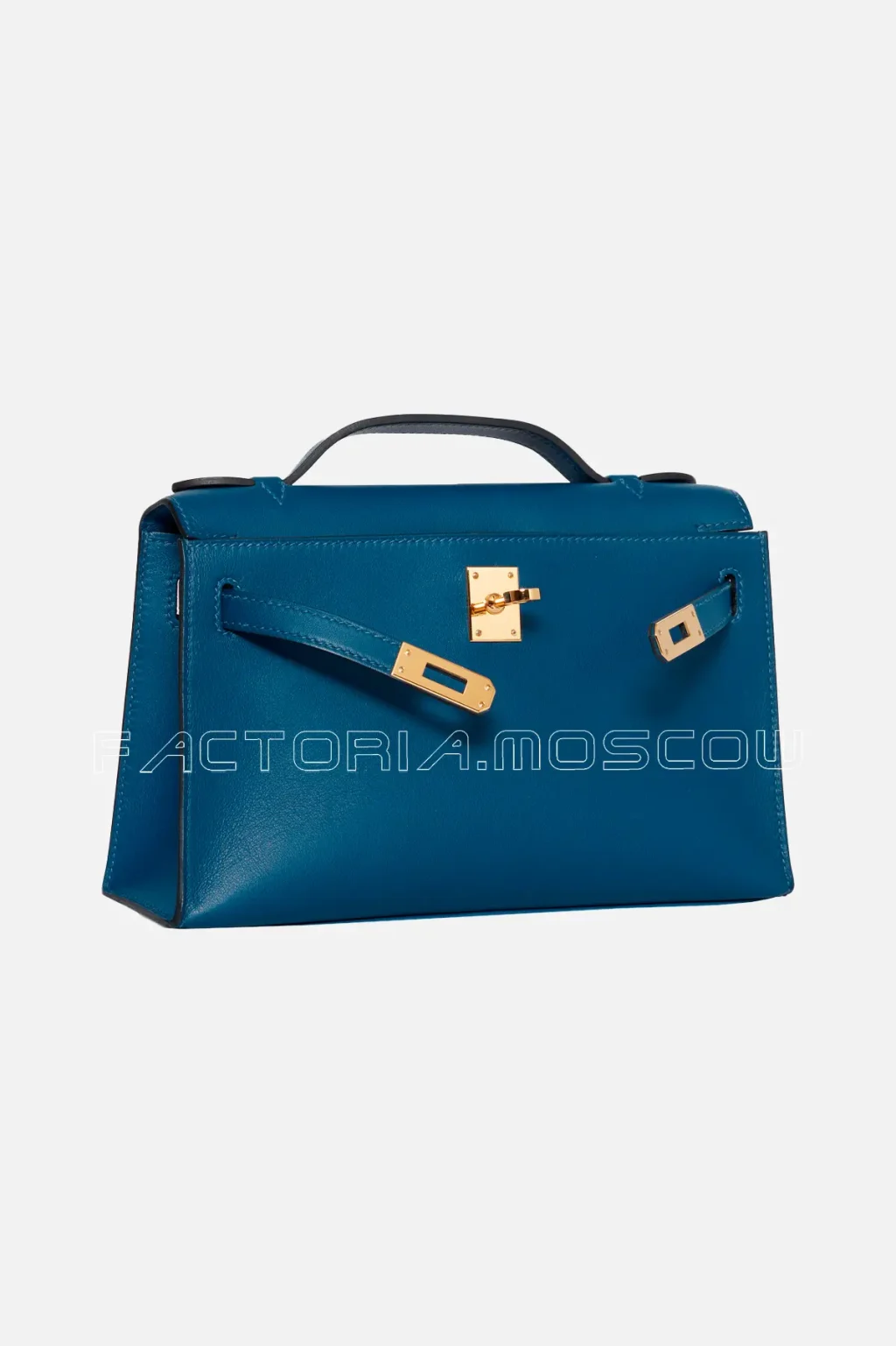 Hermes Kelly Pochette Swift Colour Deep Blue GHW