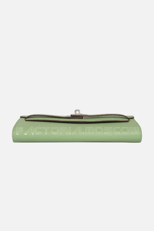 Hermès Kelly To Go Vert Criquet And Blue Brume Epsom PHW