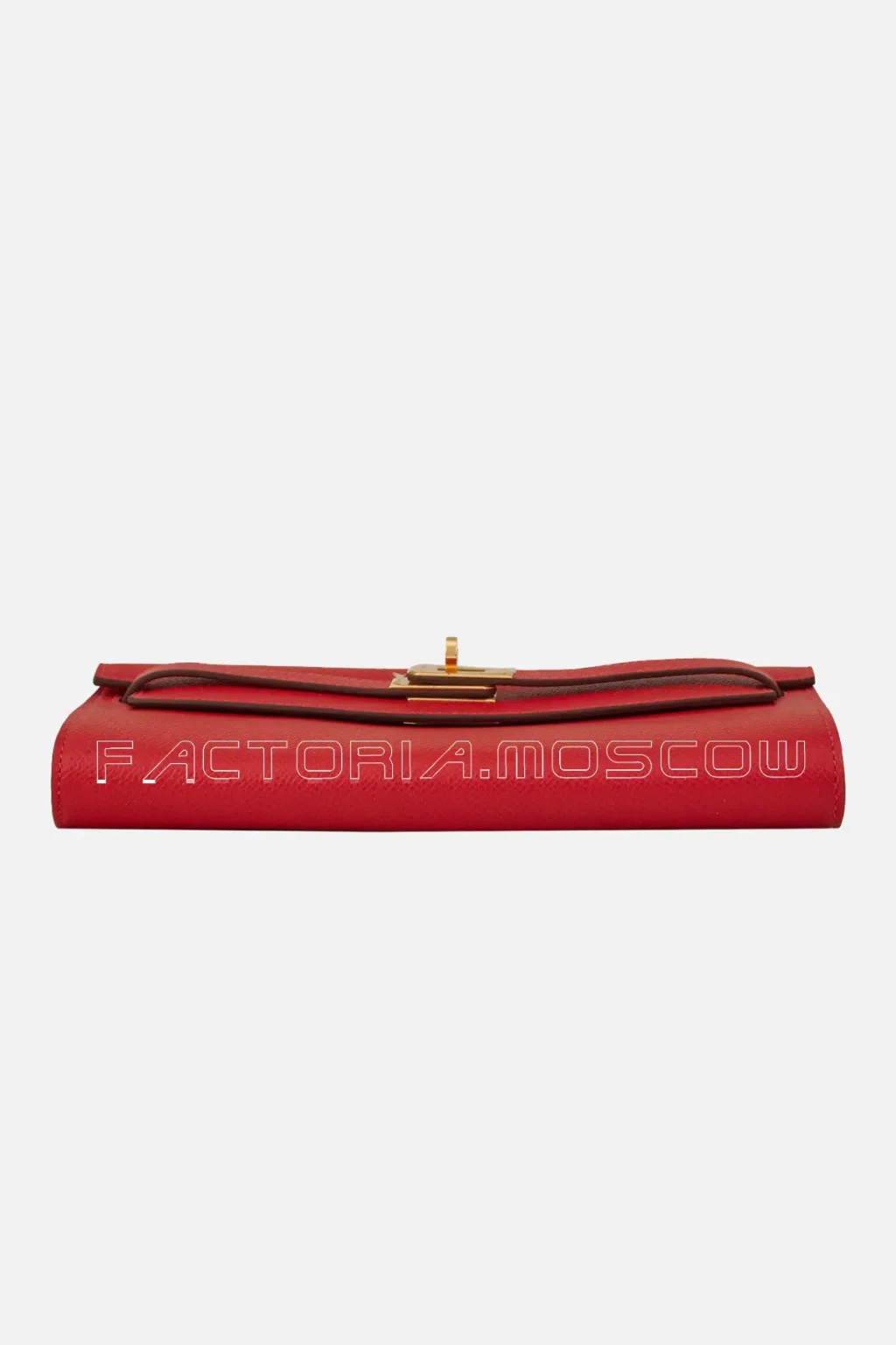 Hermès Kelly To Go Wallet Rouge Casaque Epsom GHW