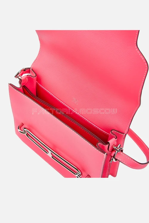 Hermes Roulis 23 Rose Azalee Evercolor PHW
