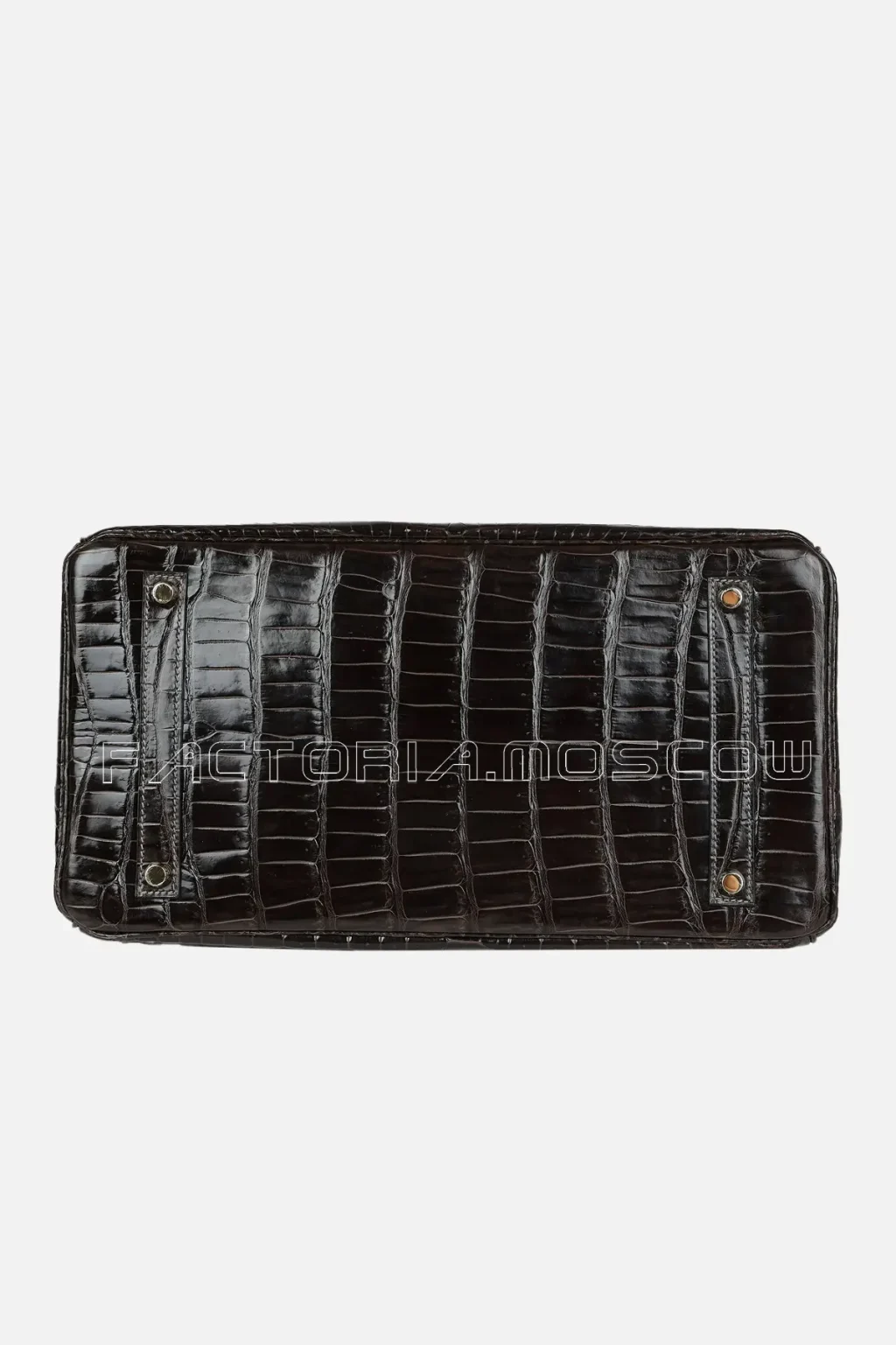 Hermès Birkin 35 Shiny Porosus Crocodile Colour Graphite GHW