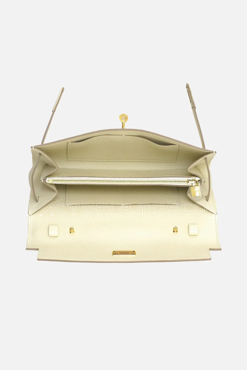 Hermes Kelly Wallet To Go Craie Epsom GHW