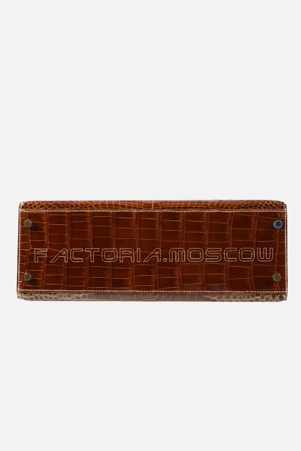 Hermes Kelly Sellier 32 Porosus Crocodille Colour Miel/Ficelle/Poussiere GHW