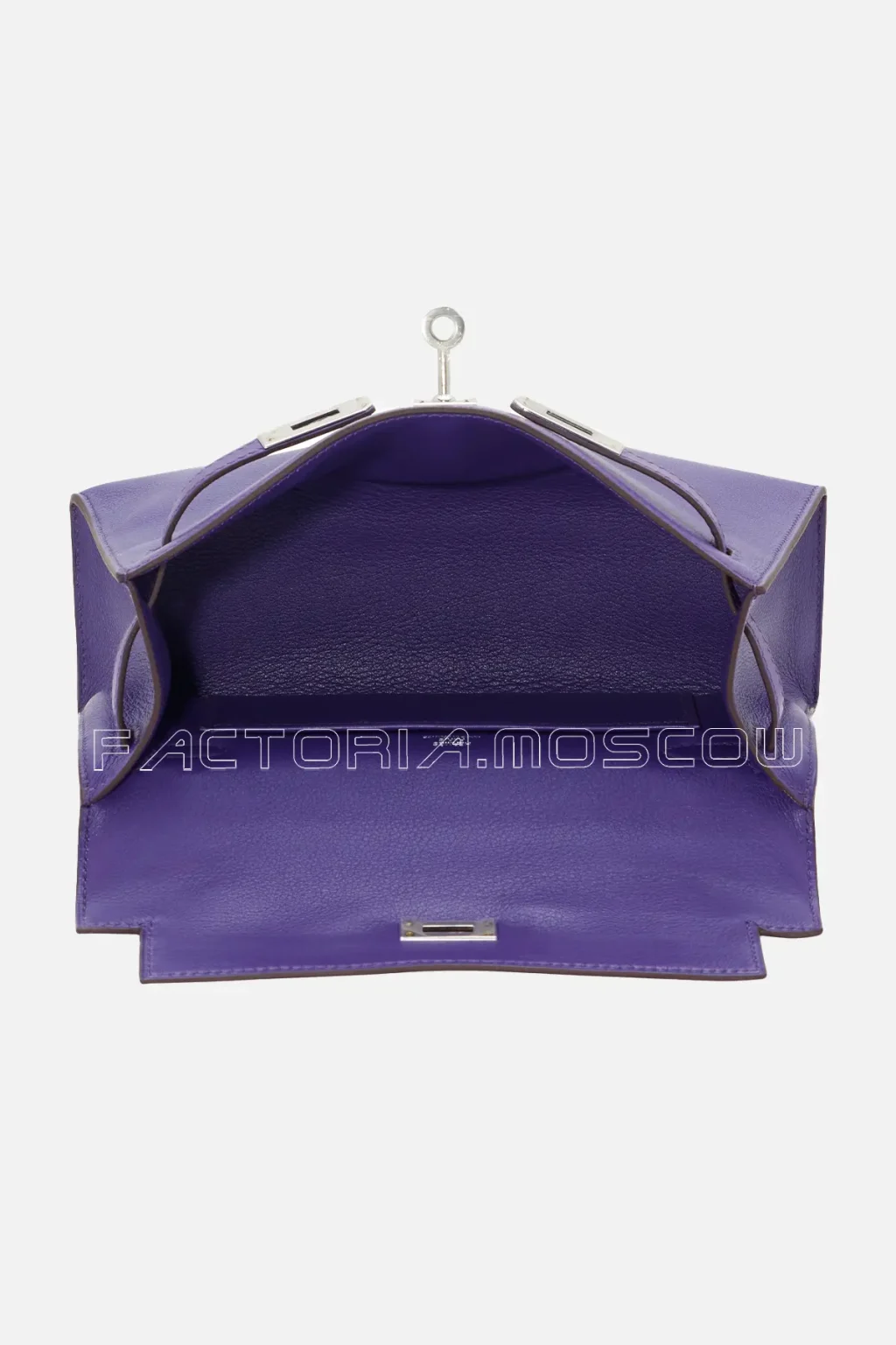 Hermes Kelly Pochette Swift Colour Blue Iris PHW