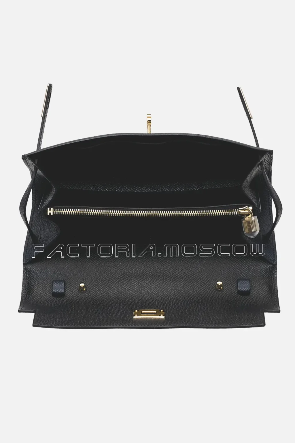 Hermes Kelly Wallet To Go Bleu Indigo/Black Epsom GHW