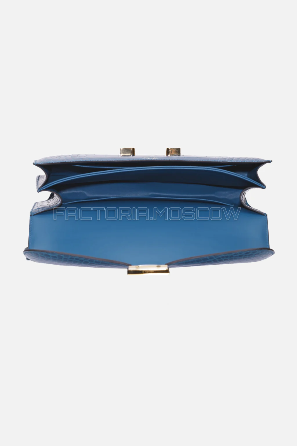 Hermès Constance Elan Bleu Izmir Alligator GHW