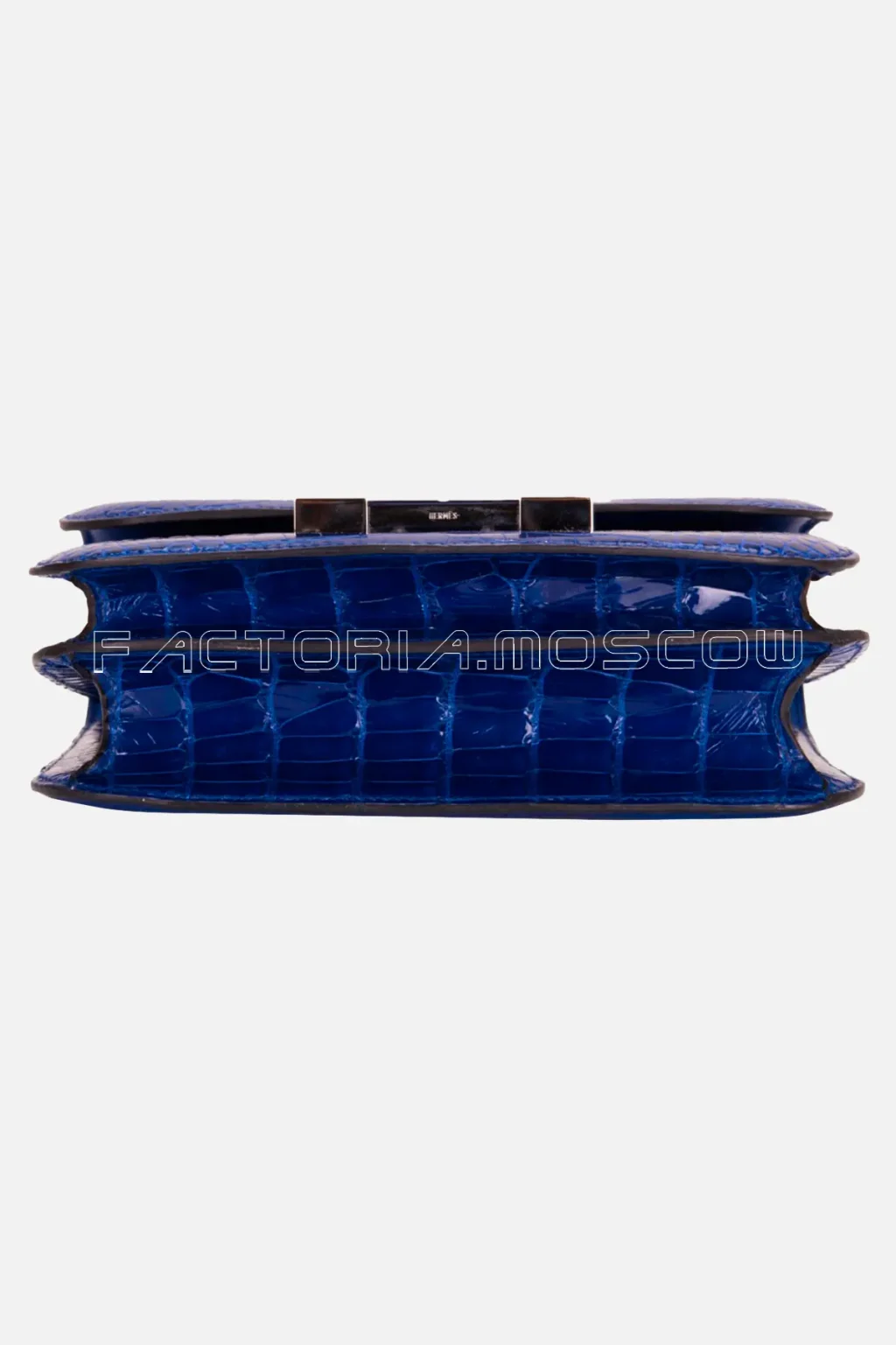 Hermès Mini Constance 18 Bleu Electrique Shiny Mississippiensis Alligator PHW