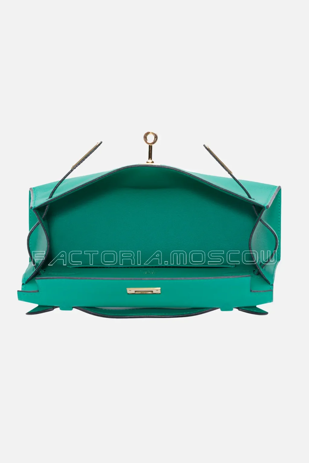 Hermes Kelly Pochette Swift Leather Colour Menthe GHW