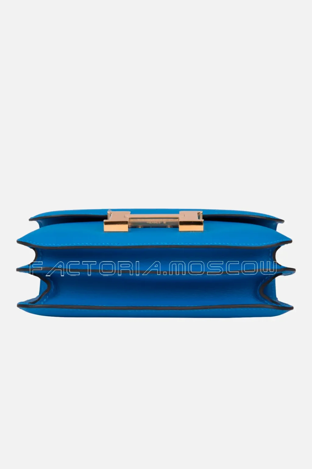 Hermès Mini Constance 18 Bleu Zanzibar Evercolor Leather GHW