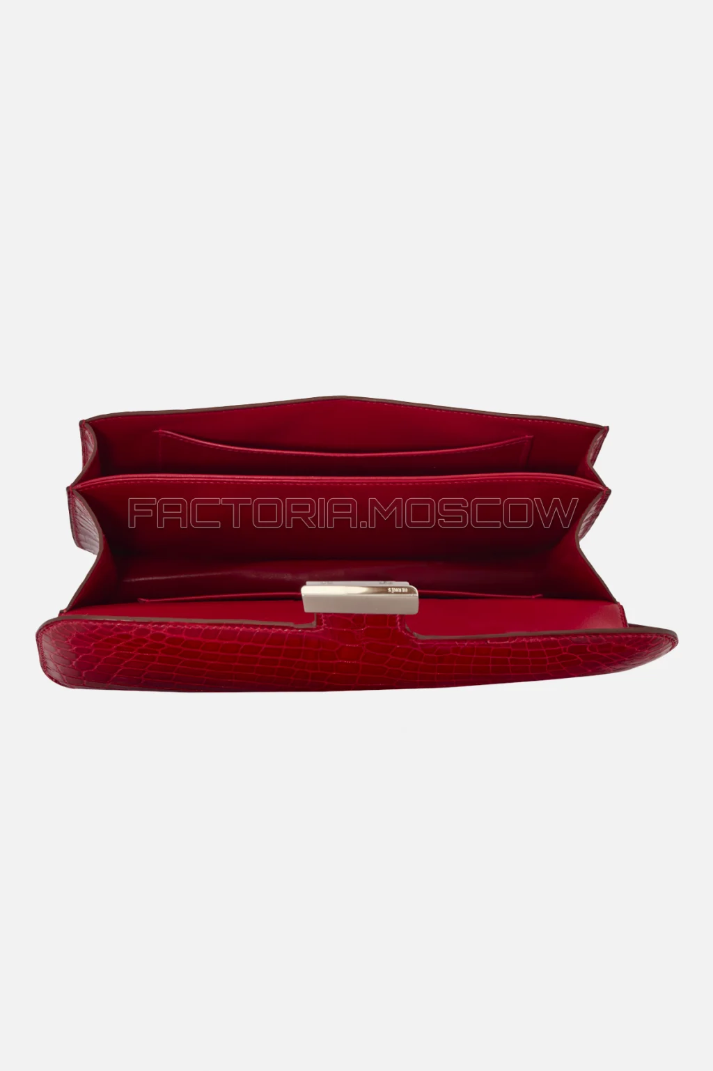 Hermès Constance Elan Braise Shiny Crocodile Niloticus PHW