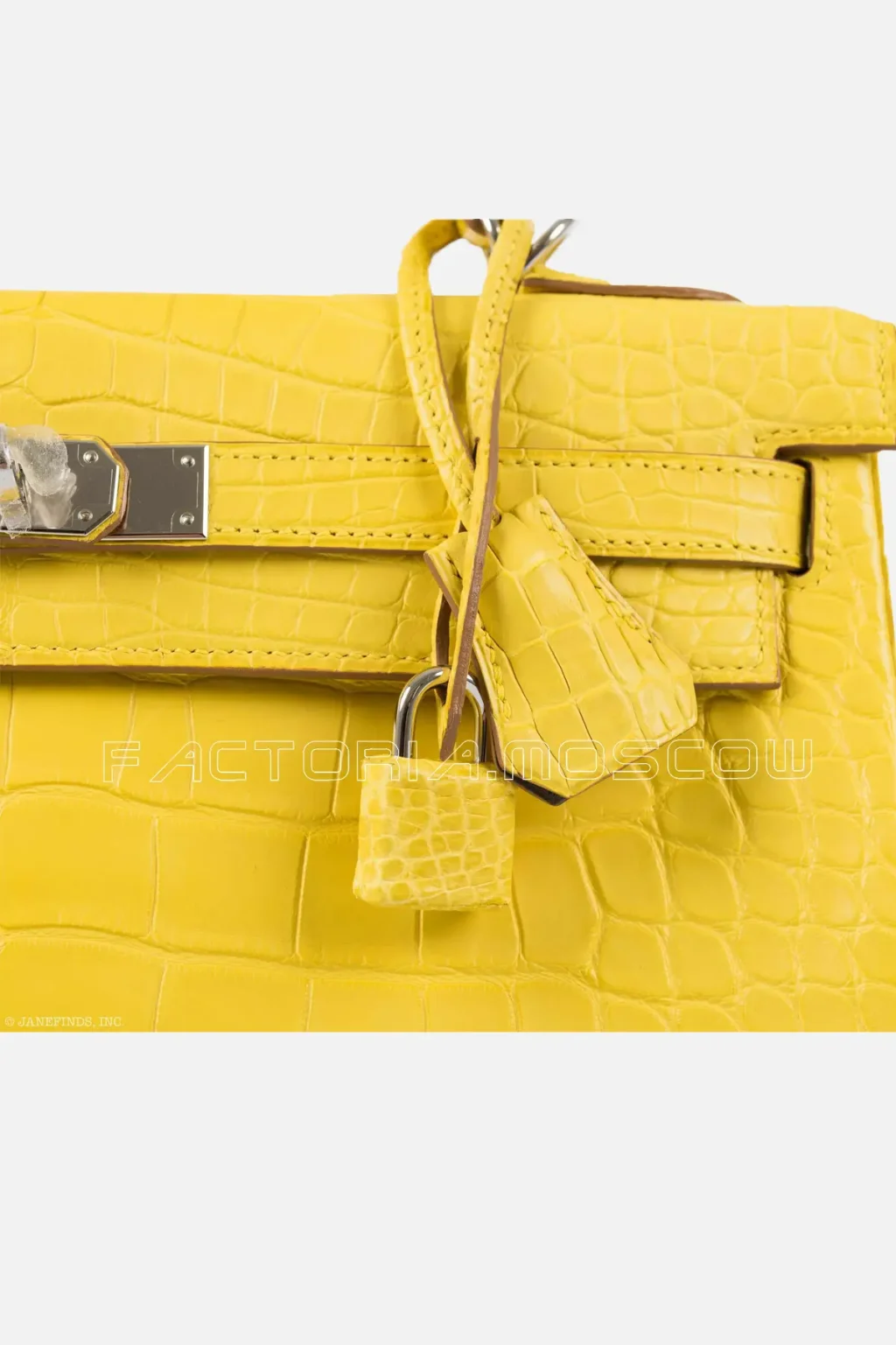 Hermes Kelly Retourne 32 Alligator Matte Colour Mimosa PHW