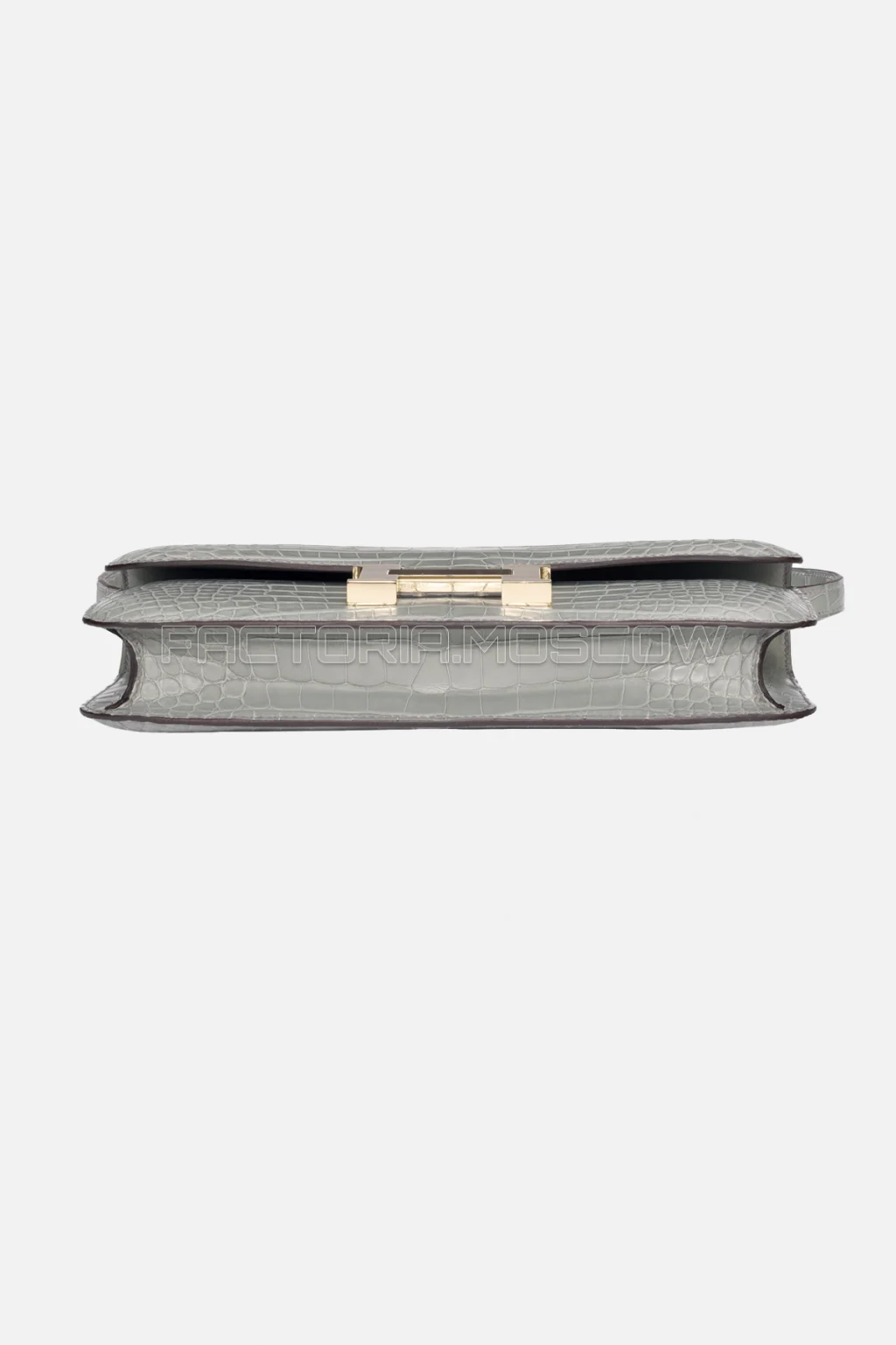 Hermes Constance Elan Gris Cement Matte Alligator GHW